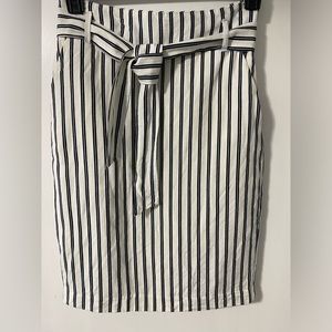 Ann Taylor Stripe Pencil Skirt